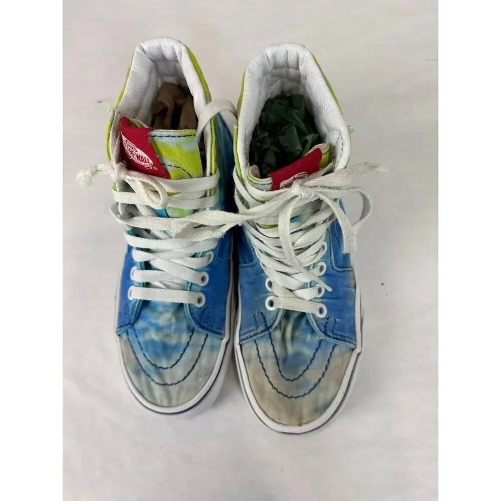 Spongebob SquarePants Sk8 Hi Vans Sneakers Hi-tops Skateboard Kids Size 3.5 Men